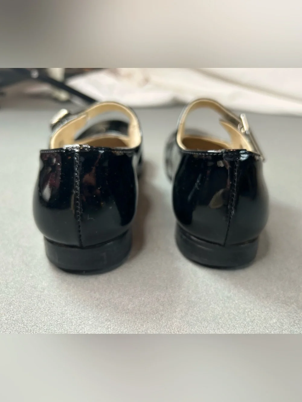 Girls Black Patent Mary Jane Shoes by Little Eric Size 30